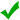 green check mark