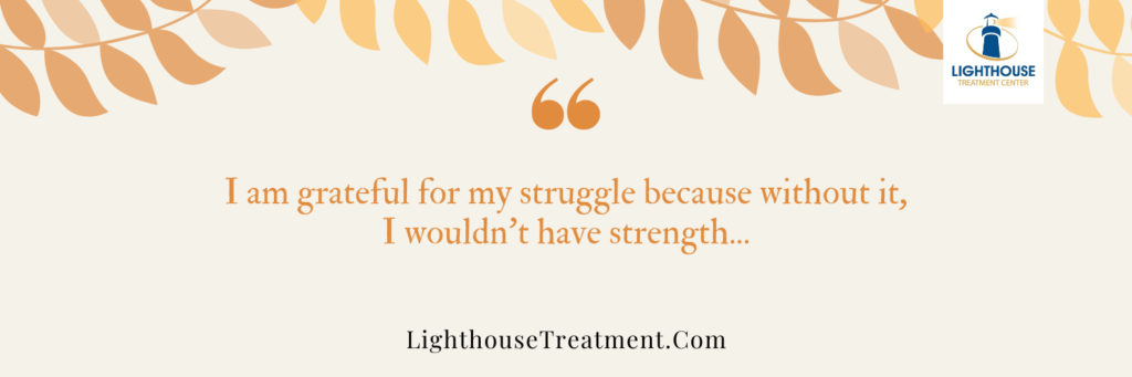 Thanksgiving Sobriety Quotes