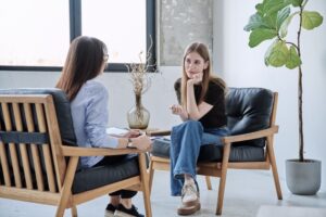Woman wondering if she can leave rehab early